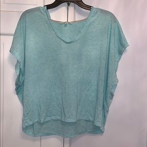 Victoria Secret short sleeved hooded workout shirt